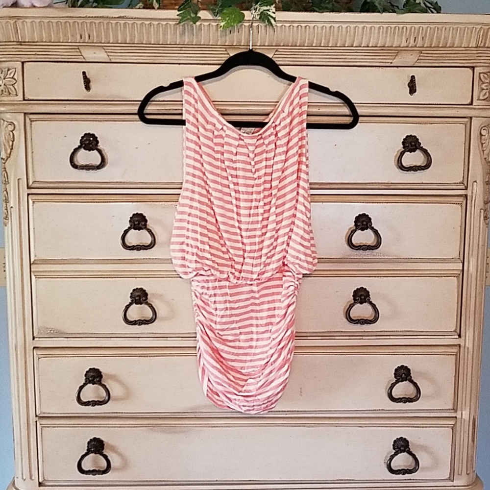 Scrunch sides tank top